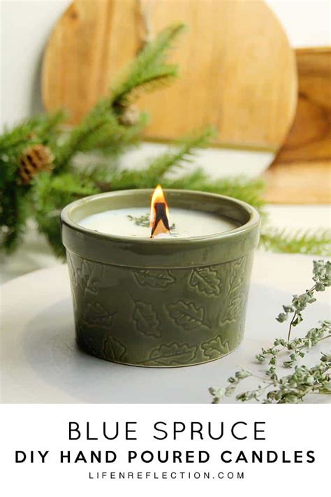 How To Make Blue Spruce Diy Hand Poured Candles