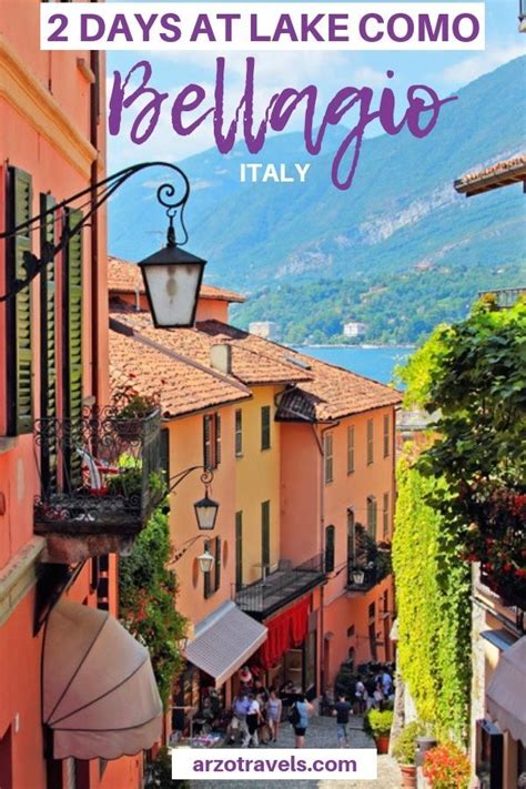 An Alley Way With The Words 2 Days At Lake Como Pelgno Italy