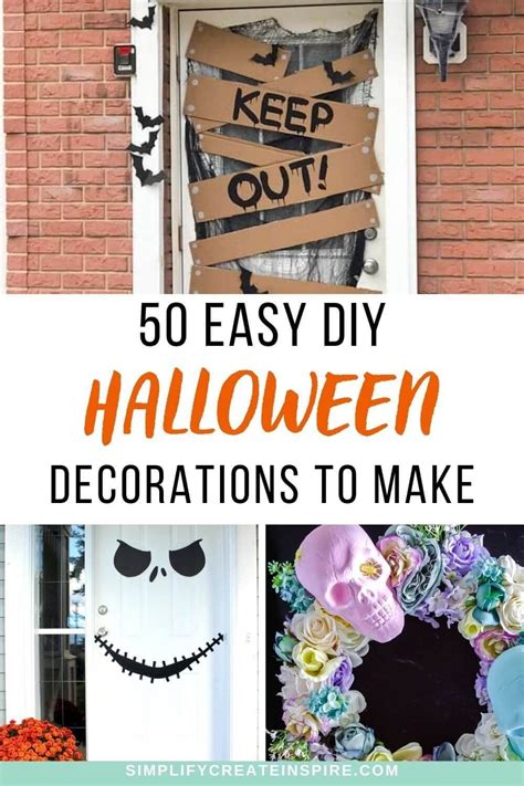 50 Easy Diy Halloween Decorations For Indoors Outdoors Artofit
