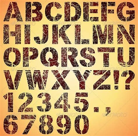 Printable Old English Letter Stencils Free Printable Stencils Old