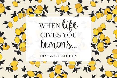 'When Life Gives You Lemons' Design Collection - Kassy Davis