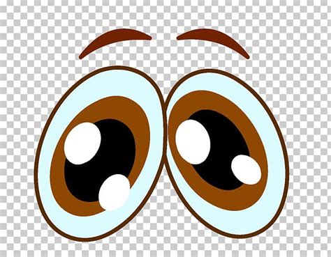Cartoon Brown Eyeball