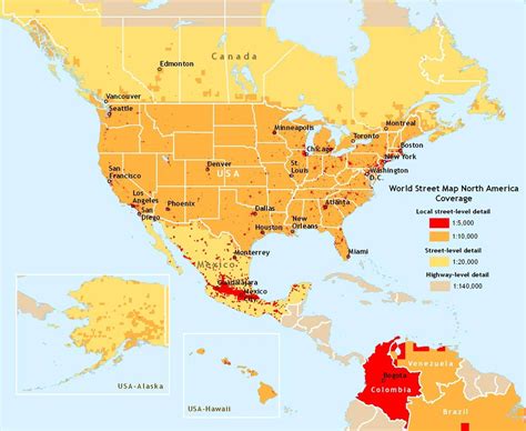Carte Amérique Du Nord Plan Géographique Arts Et Voyages