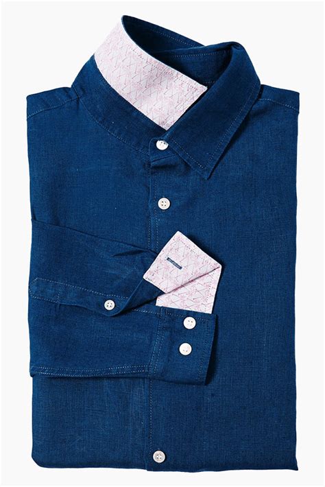 Pink House Mustique Uk Mens Linen Shirts Cleverly Wrapped