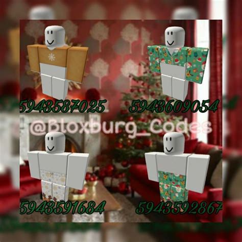 Bloxburg Christmas Pj Codes Christmas Fits Christmas Decals