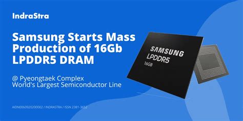 Samsung Starts Mass Production Of 16gb Lpddr5 Dram