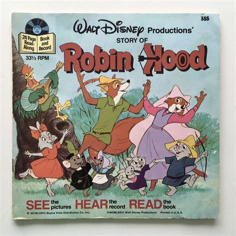 Maybe you would like to learn more about one of these? Robin Hood (Walt Disney's Story of) 7' Vinyl Record / 24 ...