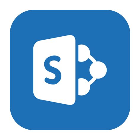 Sharepoint Solid Icon Download Free Icons