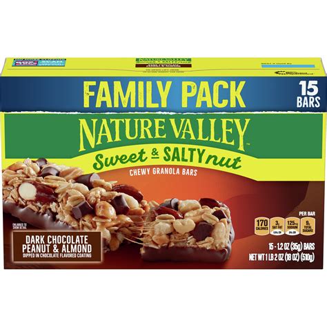 Nature Valley Sweet And Salty Nut Chewy Granola Bars Dark Chocolate