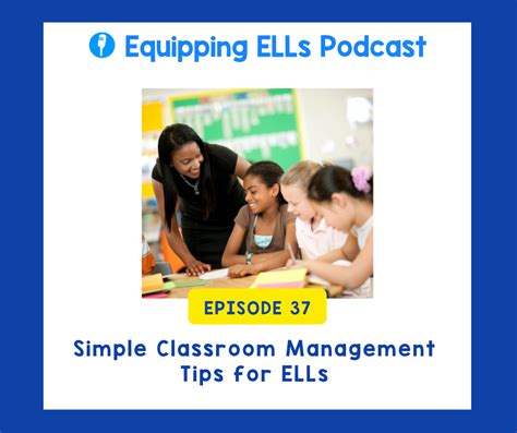 Classroom Management Tips Esol Podcasts Simple