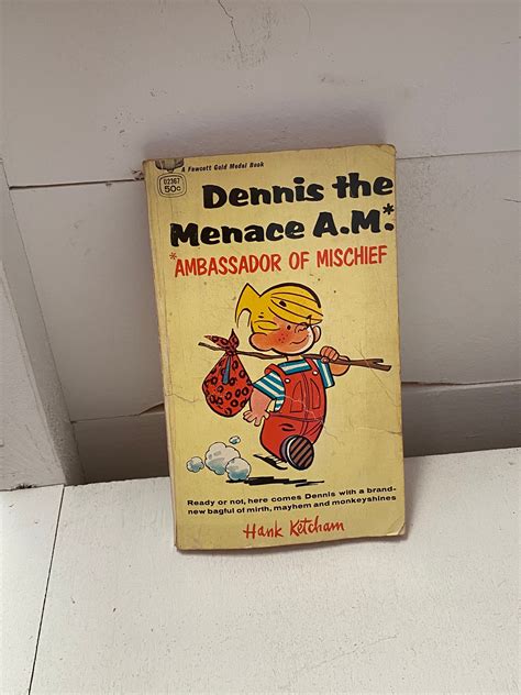 Vintage Dennis The Menace Am Ambassador Of Mischief Book By Etsy