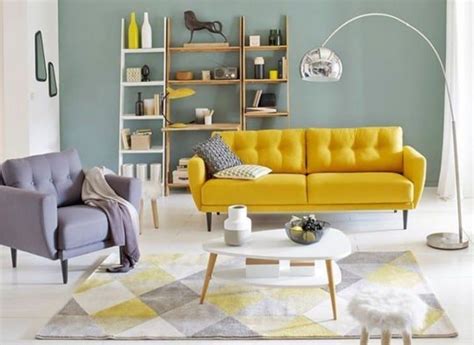 15 Unique Yellow Living Room Decor Ideas Décoration Salon Jaune Déco