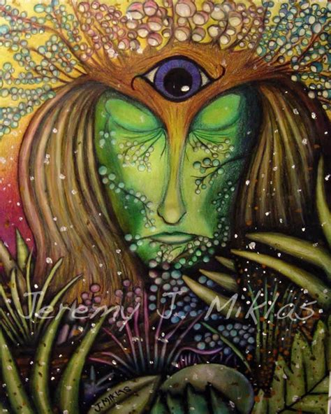 Items Similar To Gaia Surreal Colorful Mother Nature Earth Print On Etsy