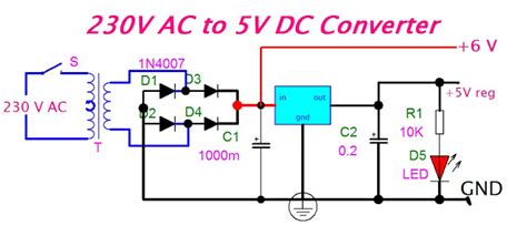 Convert images to dxf, hpgl, wmf, and emf. eeetricks.blogspot.com: 230V AC to 5V DC Converter Circuit ...