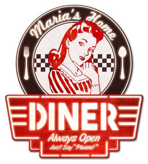 Logo Vintage Vintage Diner Vintage Metal Signs Vintage Room Vintage