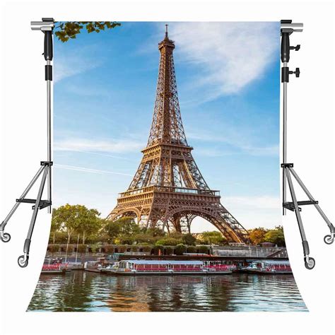 Meets 5x7ft Eiffel Tower Backdrop French City Landscape