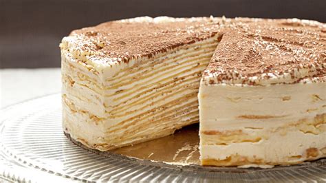 Mille Crepe Tiramisu Birthday Cake Recipe