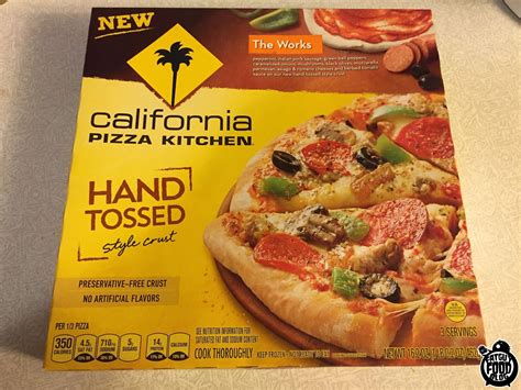 Most people view frozen food as a convenience but there is a new generation of high quality pizzas available behind those glass doors. FATGUYFOODBLOG: California Pizza Kitchen new flavors! The ...