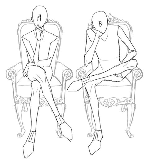 Follow along easytolearn tutorial and improve your drawings skills. Sitting Poses Drawing at GetDrawings | Free download