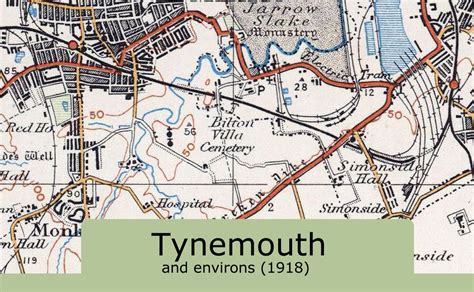 Tynemouth And Environs Ordnance Survey Map 1920 I Love Maps