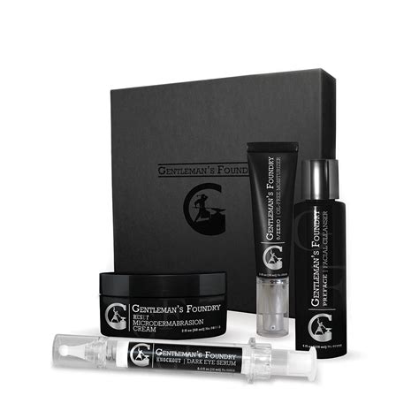 Mens fragrance and aftershave gift sets make perfect presents and are usually stylishly designed for the purpose and the containers can often be reused. Black Box Skin Care Gift Set For Men - Gentleman's Foundry