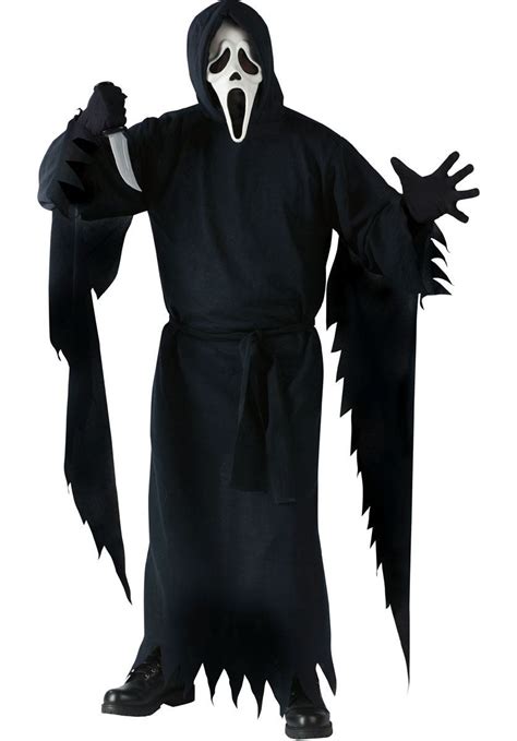 Ghost Face Scream Killer Mens Adult Costume Halloween Costumeville