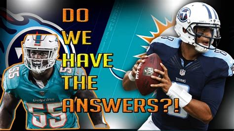 The Biggest Concern For The Dolphins Vs The Titans Week 1 Dolphins