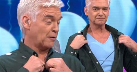 Phillip Schofield Strips Off On This Morning But All For A Good