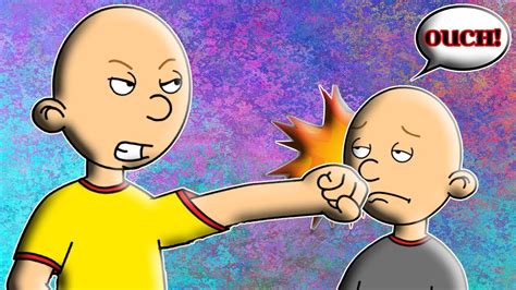 Reupload Caillou Punches Classic Caillou In The Faceungrounded Youtube