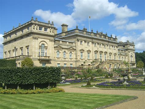 Image Harewood House Seen From The Garden
