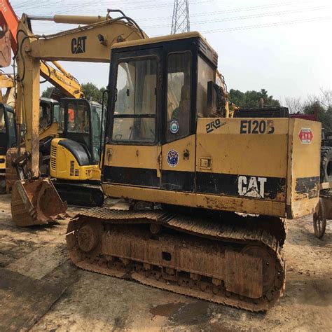 Used Original Japan Cat E120b Excavator Weight 12t Secondhand