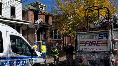 Bronx Fire Leaves Four Dead Including Three Children Officials Say