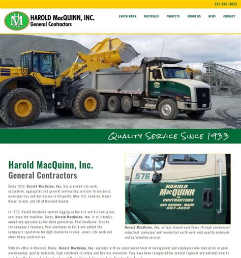 Harold Macquinn Inc General Contractors Reach Maine Marketing