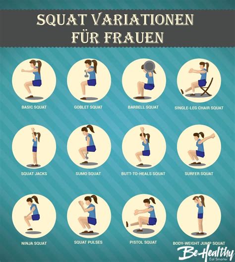 Gesund Und Fit Squat Variations Squats Squat Workout