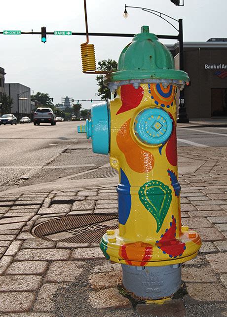 Photos Fire Hydrant Painting Downtown The Batavian