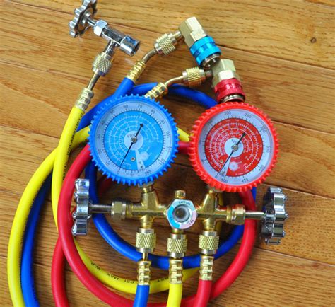 How To Use An Ac Manifold Gauge Set Classic Cars Today Online