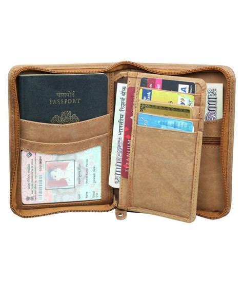 Slim card holders to keep your credit cards safe, with a minimalist design, easy to carry inside your pockets. Style 98 Zip Tan Travel Card Holder: Buy Online at Low Price in India - Snapdeal