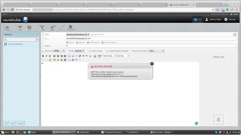 It means that the server is not allowing an email to be sent to another mail server. Relay access denied