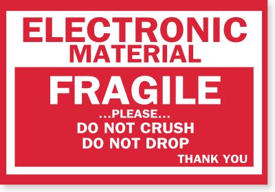 Unique fragile stickers featuring millions of original designs created and sold by independent artists. Fragile Shipping Labels, SKU - D1045