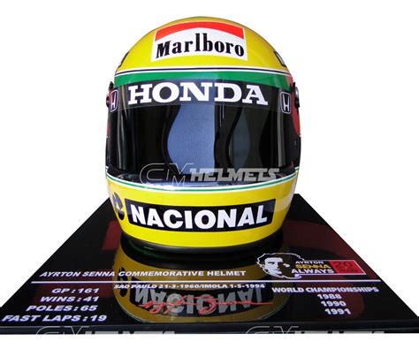 Ayrton Senna 1991 20 Years Commemorative F1 Replica Helmet Limited Edition Cm Helmets