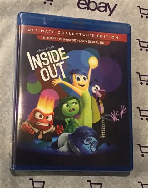 Inside Out Blu Ray 3d Blu Ray Dvd Digital Clopy Disney Pixar 18 90 Picclick