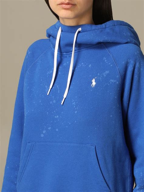 Polo Ralph Lauren Outlet Sweatshirt With Embroidered Logo Blue