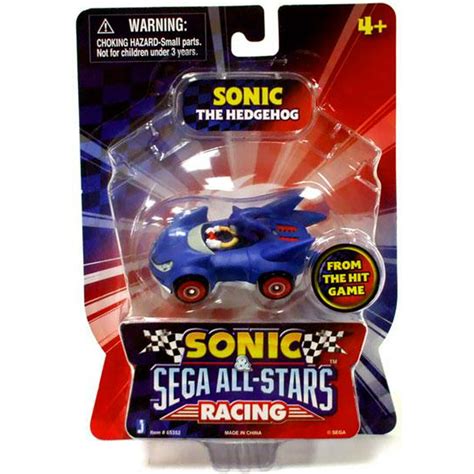 Sonic The Hedgehog Sega All Stars Racing Sonic Figure Vehicle Walmart