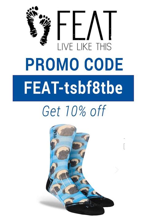 Feat Socks Coupon Code Use Feat Tsbf8tbe For 10 Off Your Order Promo Codes Coupon Codes