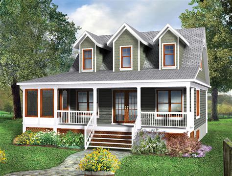 Two Story Cottage House Plan 80660pm Architectural Designs House