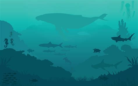 Ocean fish collection underwater scene 2116674 Vector Art at Vecteezy