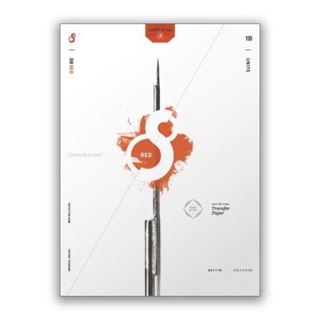 Utilisez l'imprimante après chaque tâche pour vérifier si le problème a été résolu. Tattooland | S8 Red - Papier Tatouage pour Stencils