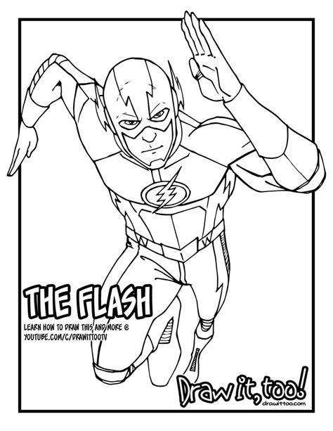 The Flash The Cw Tv Series Tutorial Version Two Draw It Too