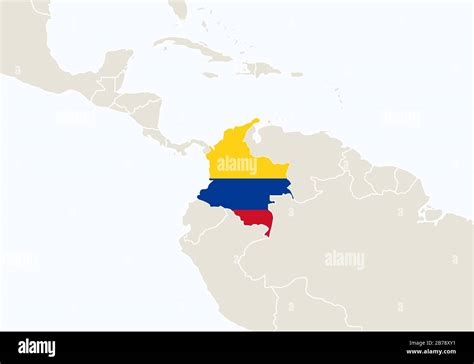 Mapa De Colombia Por Regiones Fotografías E Imágenes De Alta Resolución