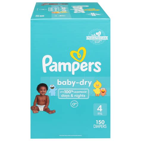 Save On Pampers Baby Dry Size 4 Diapers 22 37 Lbs Order Online Delivery